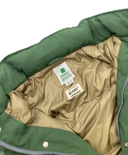 SIERRA DESIGNS（シエラデザインズ）SIERRA DESIGNS (シエラデザインズ) BEAMS (ビームス) ニューインヨパーカ グリーン サイズ:Lの古着・服飾アイテム