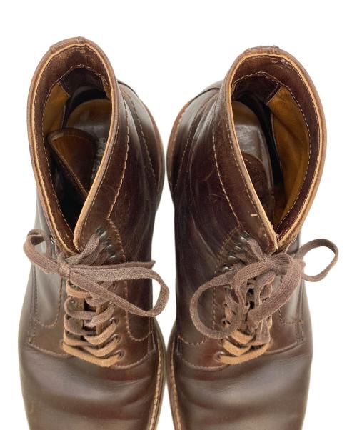 Alden（オールデン）ALDEN (オールデン) プレーントゥ・サービスブーツ ブラウン サイズ:7 1/2Eの古着・服飾アイテム