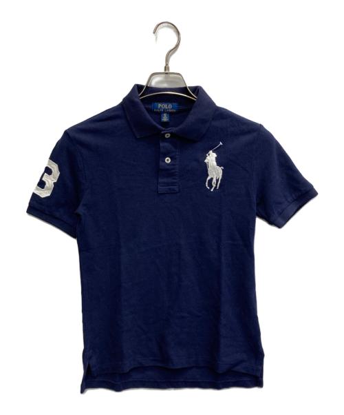 POLO RALPH LAUREN（ポロ・ラルフローレン）POLO RALPH LAUREN (ポロ・ラルフローレン) ビックポニーナンバリングポロシャツ ネイビー サイズ:Sの古着・服飾アイテム