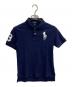 POLO RALPH LAUREN（ポロ・ラルフローレン）の古着「ビックポニーナンバリングポロシャツ」｜ネイビー