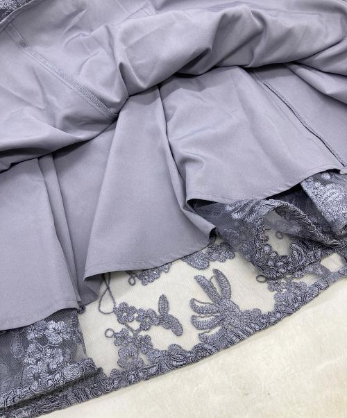 et.UNiVER（エトユニベール）et.UNiVER (エトユニベール) ドレスワンピース グレー サイズ:M 未使用品の古着・服飾アイテム
