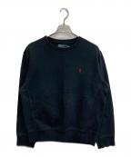 POLO RALPH LAURENポロ・ラルフローレン）の古着「刺繍ポニーースウェット」｜ブラック