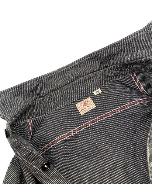 SUGAR CANE（シュガーケーン）SUGAR CANE (シュガーケーン) JEAN CORD WORK SHIRT グレー サイズ:Lの古着・服飾アイテム