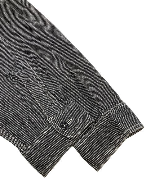 SUGAR CANE（シュガーケーン）SUGAR CANE (シュガーケーン) JEAN CORD WORK SHIRT グレー サイズ:Lの古着・服飾アイテム