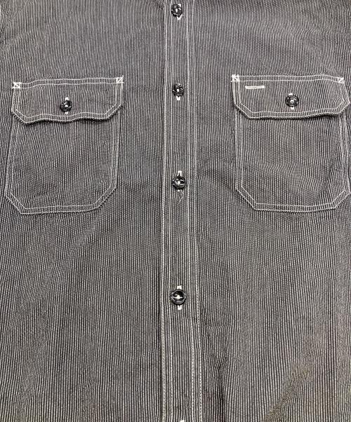 SUGAR CANE（シュガーケーン）SUGAR CANE (シュガーケーン) JEAN CORD WORK SHIRT グレー サイズ:Lの古着・服飾アイテム