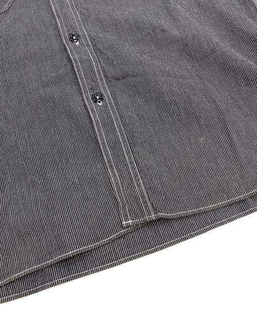 SUGAR CANE（シュガーケーン）SUGAR CANE (シュガーケーン) JEAN CORD WORK SHIRT グレー サイズ:Lの古着・服飾アイテム
