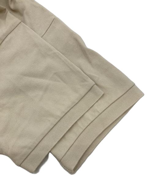 LACOSTE（ラコステ）LACOSTE (ラコステ) JOURNAL STANDARD (ジャーナルスタンダード) 鹿の子ポロシャツ ベージュ サイズ:Mの古着・服飾アイテム