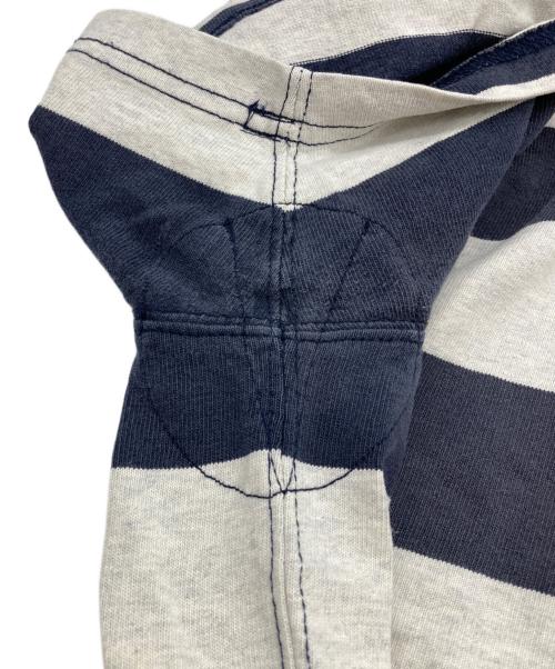 POLO RALPH LAUREN（ポロ・ラルフローレン）POLO RALPH LAUREN (ポロ・ラルフローレン) ボーダーポロシャツ ネイビー×グレー サイズ:Mの古着・服飾アイテム