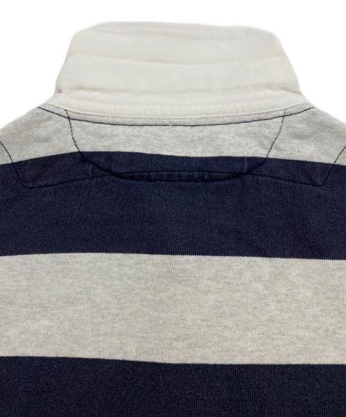 POLO RALPH LAUREN（ポロ・ラルフローレン）POLO RALPH LAUREN (ポロ・ラルフローレン) ボーダーポロシャツ ネイビー×グレー サイズ:Mの古着・服飾アイテム
