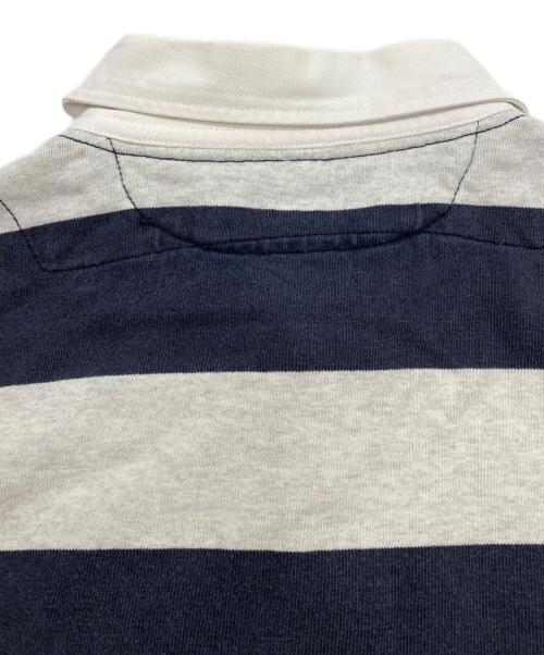 POLO RALPH LAUREN（ポロ・ラルフローレン）POLO RALPH LAUREN (ポロ・ラルフローレン) ボーダーポロシャツ ネイビー×グレー サイズ:Mの古着・服飾アイテム