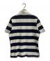 POLO RALPH LAUREN (ポロ・ラルフローレン) ボーダーポロシャツ ネイビー×グレー サイズ:M：5000円