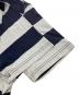 中古・古着 POLO RALPH LAUREN (ポロ・ラルフローレン) ボーダーポロシャツ ネイビー×グレー サイズ:M：5000円