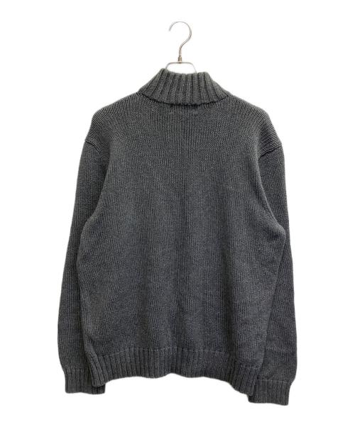 POLO RALPH LAUREN（ポロ・ラルフローレン）POLO RALPH LAUREN (ポロ・ラルフローレン) ハーフジップニット グレー サイズ:Lの古着・服飾アイテム