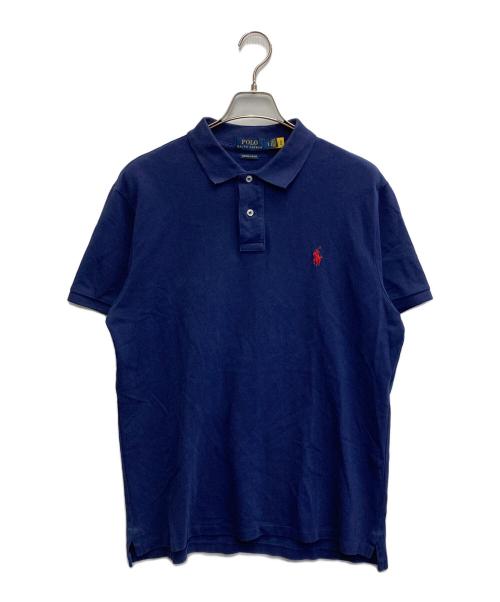 POLO RALPH LAUREN（ポロ・ラルフローレン）POLO RALPH LAUREN (ポロ・ラルフローレン) ポニーポロシャツ ネイビー サイズ:Lの古着・服飾アイテム