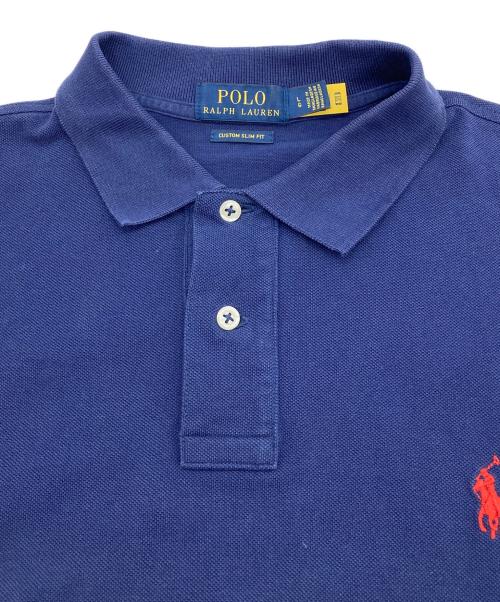 POLO RALPH LAUREN（ポロ・ラルフローレン）POLO RALPH LAUREN (ポロ・ラルフローレン) ポニーポロシャツ ネイビー サイズ:Lの古着・服飾アイテム