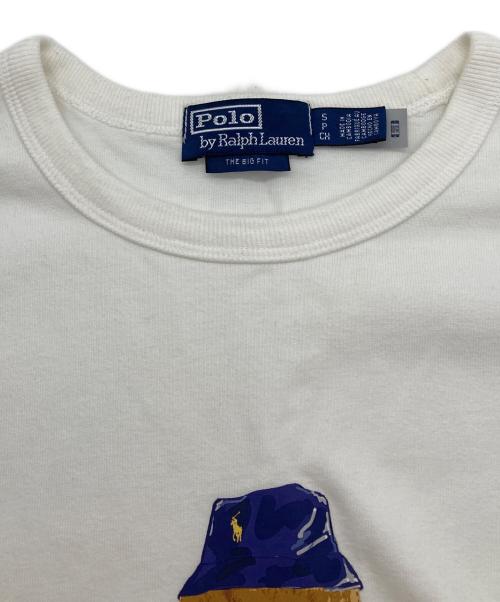 POLO RALPH LAUREN（ポロ・ラルフローレン）POLO RALPH LAUREN (ポロ・ラルフローレン) BEAMS (ビームス) BEAMS別注　ポロベアーTEE ホワイト サイズ:Sの古着・服飾アイテム