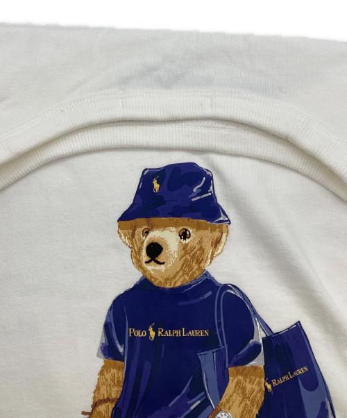 POLO RALPH LAUREN（ポロ・ラルフローレン）POLO RALPH LAUREN (ポロ・ラルフローレン) BEAMS (ビームス) BEAMS別注　ポロベアーTEE ホワイト サイズ:Sの古着・服飾アイテム