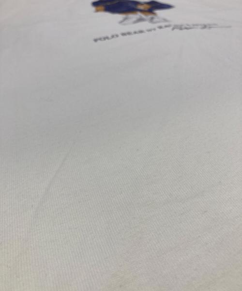 POLO RALPH LAUREN（ポロ・ラルフローレン）POLO RALPH LAUREN (ポロ・ラルフローレン) BEAMS (ビームス) BEAMS別注　ポロベアーTEE ホワイト サイズ:Sの古着・服飾アイテム