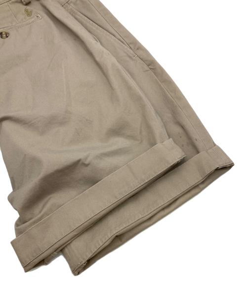 POLO RALPH LAUREN（ポロ・ラルフローレン）POLO RALPH LAUREN (ポロ・ラルフローレン) チノハーフパンツ ベージュ サイズ:32の古着・服飾アイテム
