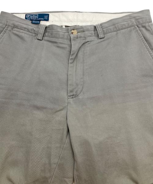POLO RALPH LAUREN（ポロ・ラルフローレン）POLO RALPH LAUREN (ポロ・ラルフローレン) コットンパンツ グレー サイズ:W32 L32の古着・服飾アイテム