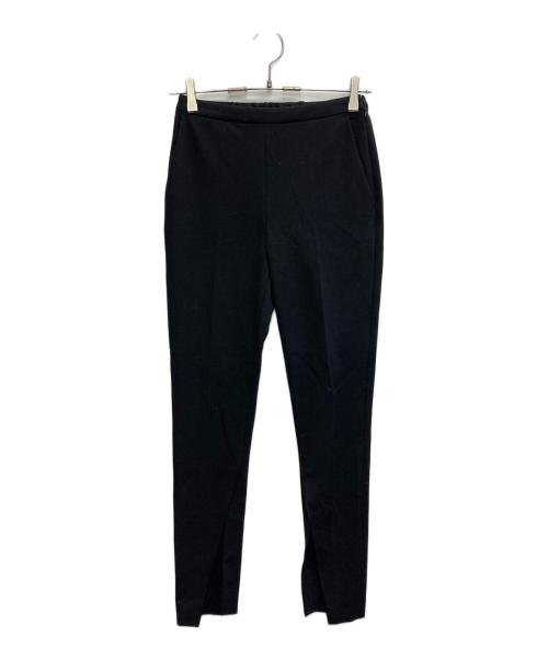 LE PHIL（ル フィル）LE PHIL (ル フィル) ミニマムストレッチポンチパンツ ブラック サイズ:00の古着・服飾アイテム