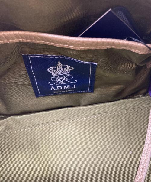 A.D.M.J.（エーディーエムジェイ）A.D.M.J. (エーディーエムジェイ) デービス/ダッフルバッグS ブラウン 未使用品の古着・服飾アイテム