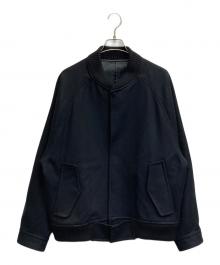 stein（シュタイン）の古着「22AW OVERSIZED MELTON STUDIUM JACKET」｜ブラック