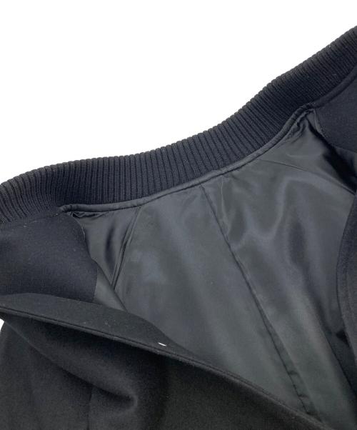 stein（シュタイン）stein (シュタイン) 22AW OVERSIZED MELTON STUDIUM JACKET ブラック サイズ:Sの古着・服飾アイテム