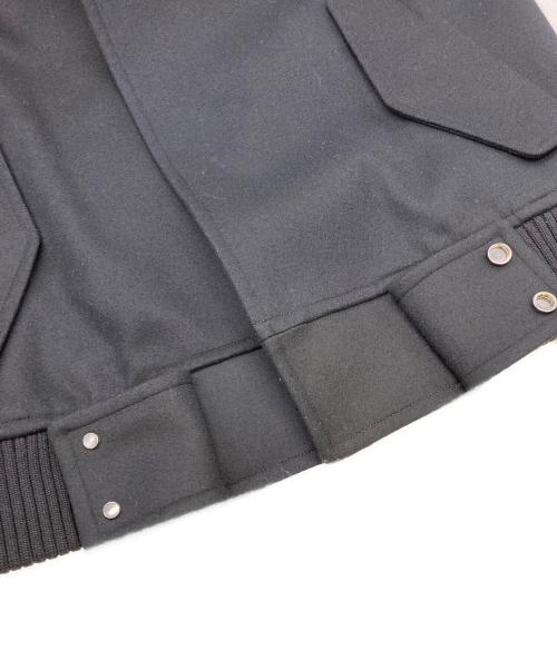 stein（シュタイン）stein (シュタイン) 22AW OVERSIZED MELTON STUDIUM JACKET ブラック サイズ:Sの古着・服飾アイテム