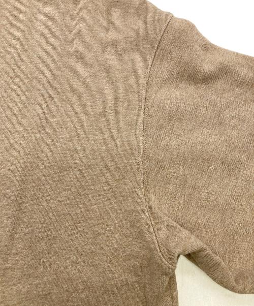 SATUR（セター）SATUR (セター) Rope Logo Loose Fit Collar Sweatshirt ブラウン サイズ:Sの古着・服飾アイテム