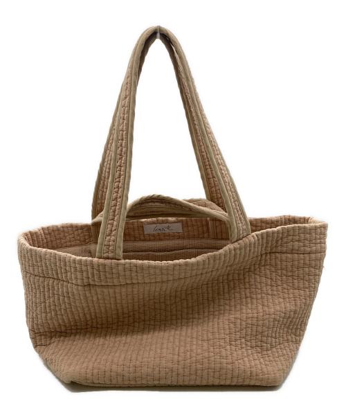 pionunnal（ピオヌンナル）pionunnal (ピオヌンナル) GARDENトートバッグ ベージュの古着・服飾アイテム