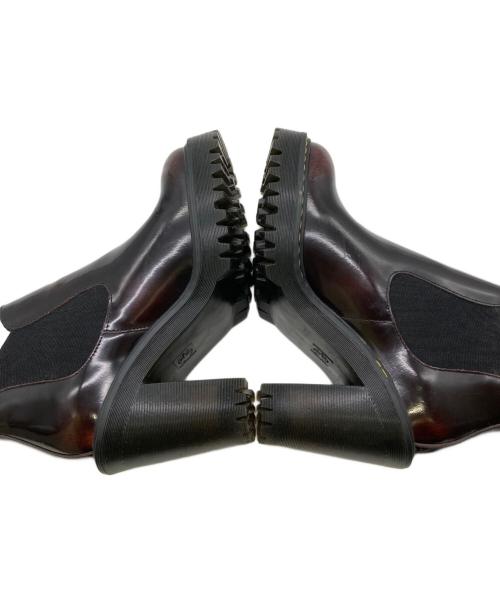 Dr.Martens（ドクターマーチン）Dr.Martens (ドクターマーチン) HURSTONサイドゴアブーツ ブラウン×ブラック サイズ:UK4の古着・服飾アイテム