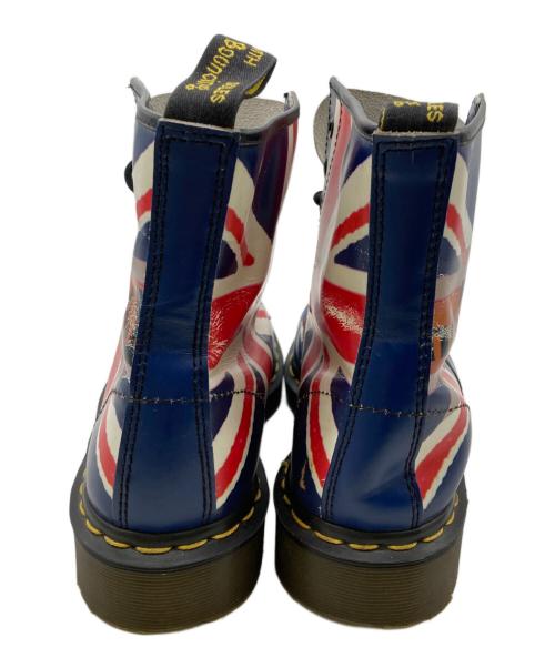 Dr.Martens（ドクターマーチン）Dr.Martens (ドクターマーチン) ユニオンジャック 1460 8ホールブーツ ブルー×レッド サイズ:8の古着・服飾アイテム