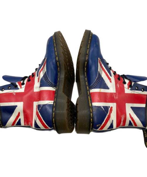 Dr.Martens（ドクターマーチン）Dr.Martens (ドクターマーチン) ユニオンジャック 1460 8ホールブーツ ブルー×レッド サイズ:8の古着・服飾アイテム