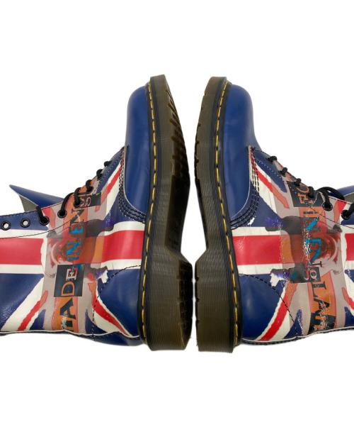 Dr.Martens（ドクターマーチン）Dr.Martens (ドクターマーチン) ユニオンジャック 1460 8ホールブーツ ブルー×レッド サイズ:8の古着・服飾アイテム
