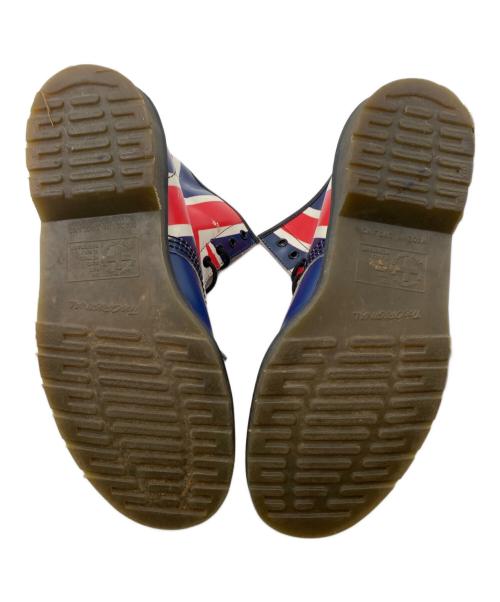 Dr.Martens（ドクターマーチン）Dr.Martens (ドクターマーチン) ユニオンジャック 1460 8ホールブーツ ブルー×レッド サイズ:8の古着・服飾アイテム