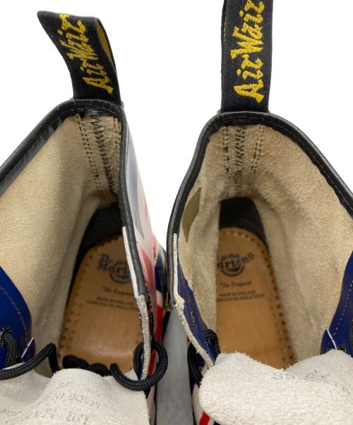 Dr.Martens（ドクターマーチン）Dr.Martens (ドクターマーチン) ユニオンジャック 1460 8ホールブーツ ブルー×レッド サイズ:8の古着・服飾アイテム