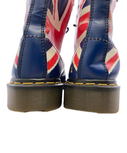 Dr.Martens（ドクターマーチン）Dr.Martens (ドクターマーチン) ユニオンジャック 1460 8ホールブーツ ブルー×レッド サイズ:8の古着・服飾アイテム