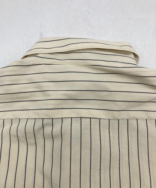 AVIREX（アヴィレックス）AVIREX (アヴィレックス) ストライプ半袖シャツ ベージュ サイズ:Mの古着・服飾アイテム