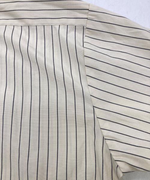 AVIREX（アヴィレックス）AVIREX (アヴィレックス) ストライプ半袖シャツ ベージュ サイズ:Mの古着・服飾アイテム