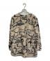 WOOLRICH (ウールリッチ) 90ｓ 総柄フリーススウェット ベージュ サイズ:L：5000円