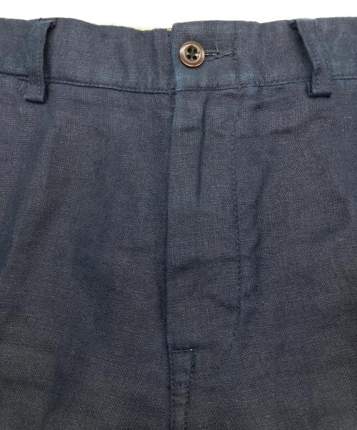 POLO RALPH LAUREN（ポロ・ラルフローレン）POLO RALPH LAUREN (ポロ・ラルフローレン) リネンタックパンツ ネイビー サイズ:34/30の古着・服飾アイテム