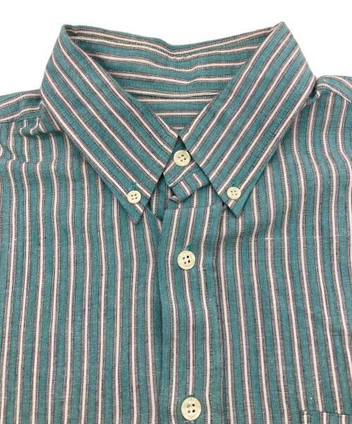J.CREW（ジェイクルー）J.CREW (ジェイクルー) 90ｓ 巨人タグ ボタンダウンシャツ グリーン サイズ:Sの古着・服飾アイテム
