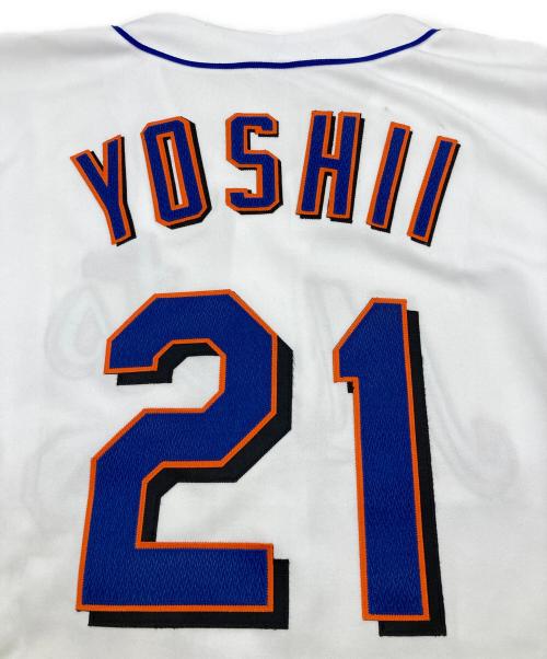RUSSELL ATHLETIC（ラッセルアスレチック）RUSSELL ATHLETIC (ラッセルアスレチック) METSベースボールシャツ ホワイト サイズ:SIZE48の古着・服飾アイテム