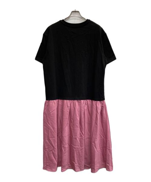 AURORA（アウロラ）AURORA (アウロラ) Mixed Material Docking Dress ピンク サイズ:XLの古着・服飾アイテム