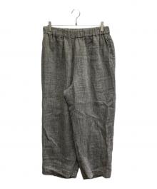journal standard luxe（ジャーナルスタンダード ラックス）の古着「リネンヘリン イージーパンツ」｜グレー