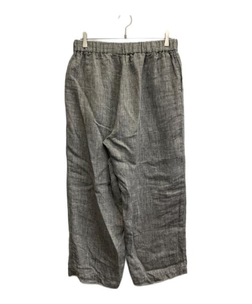 journal standard luxe（ジャーナルスタンダード ラックス）journal standard luxe (ジャーナルスタンダード ラックス) リネンヘリン イージーパンツ グレー サイズ:FREEの古着・服飾アイテム