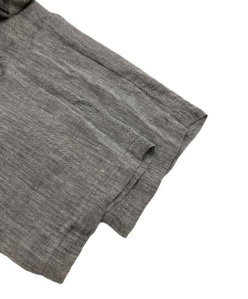 journal standard luxe（ジャーナルスタンダード ラックス）journal standard luxe (ジャーナルスタンダード ラックス) リネンヘリン イージーパンツ グレー サイズ:FREEの古着・服飾アイテム