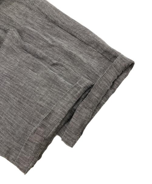 journal standard luxe（ジャーナルスタンダード ラックス）journal standard luxe (ジャーナルスタンダード ラックス) リネンヘリン イージーパンツ グレー サイズ:FREEの古着・服飾アイテム