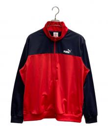 PUMA（プーマ）の古着「トラックジャケット」｜ネイビー×レッド